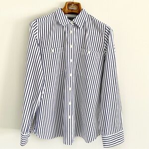 Ralph Lauren Classic Navy and White Striped Women’s Shirt